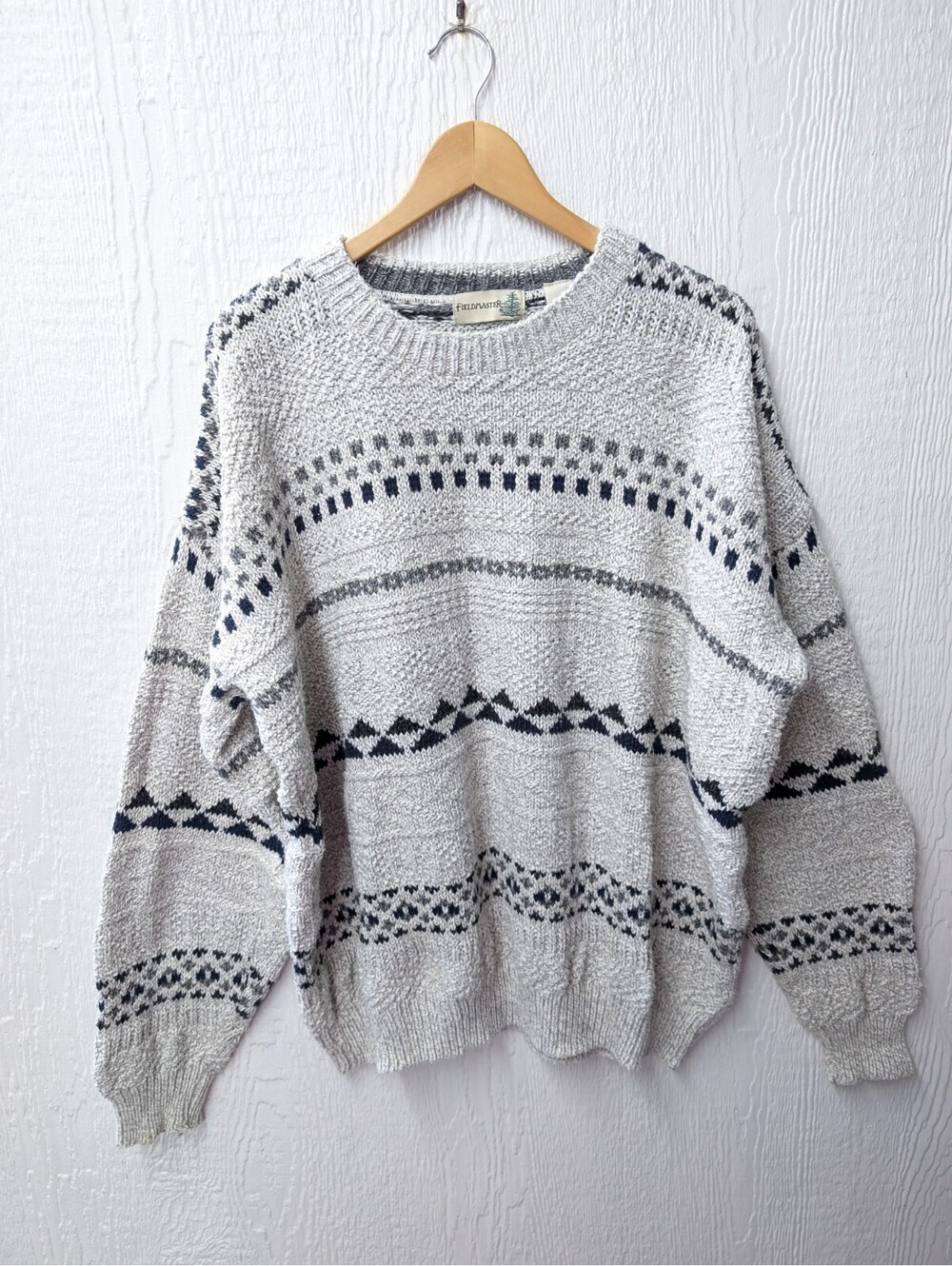 Vintage 90s Fieldmaster 100% Cotton Grandpa Chunky Cricket Preppy Size XXL